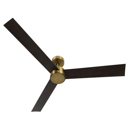 Lucci air 21610549- LED Dimmable ceiling fan CLIMATE 1xGX53/12W/230V wenge/gold + remote control