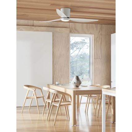 Lucci air 21610649 - LED Dimmable ceiling fan ARRAY 1xGX53/12W/230V white + remote control