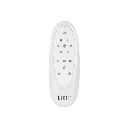 Lucci air 21610649 - LED Dimmable ceiling fan ARRAY 1xGX53/12W/230V white + remote control