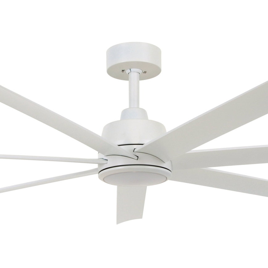 Lucci air 21610849 - Dimmable ceiling fan ATLANTA 1xGX53/12W/230V white + remote control