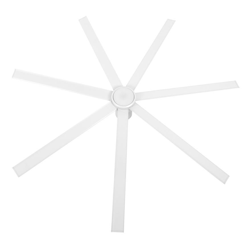 Lucci air 21610849 - Dimmable ceiling fan ATLANTA 1xGX53/12W/230V white + remote control