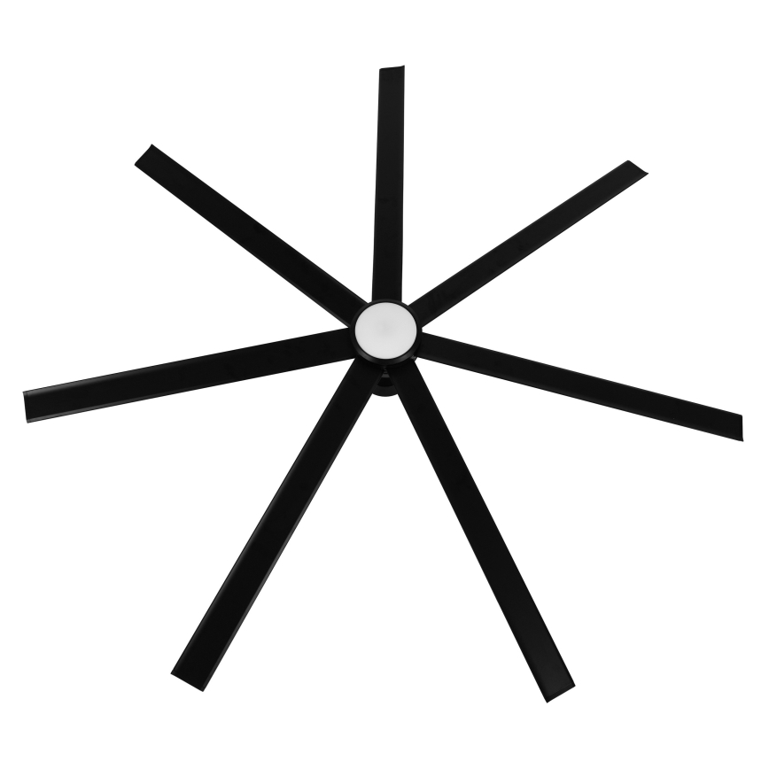 Lucci air 21610949 - Ceiling fan ATLANTA 1xGX53/12W/230V black + remote control