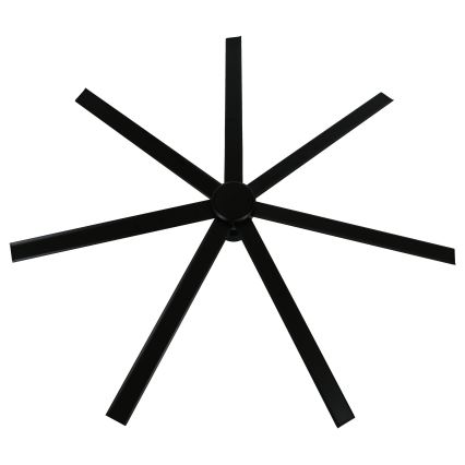 Lucci air 21610949 - Ceiling fan ATLANTA 1xGX53/12W/230V black + remote control