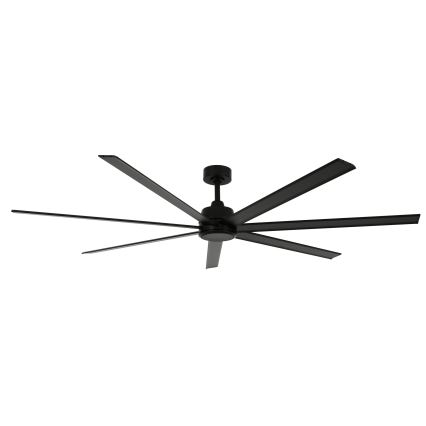 Lucci air 21610949 - Ceiling fan ATLANTA 1xGX53/12W/230V black + remote control