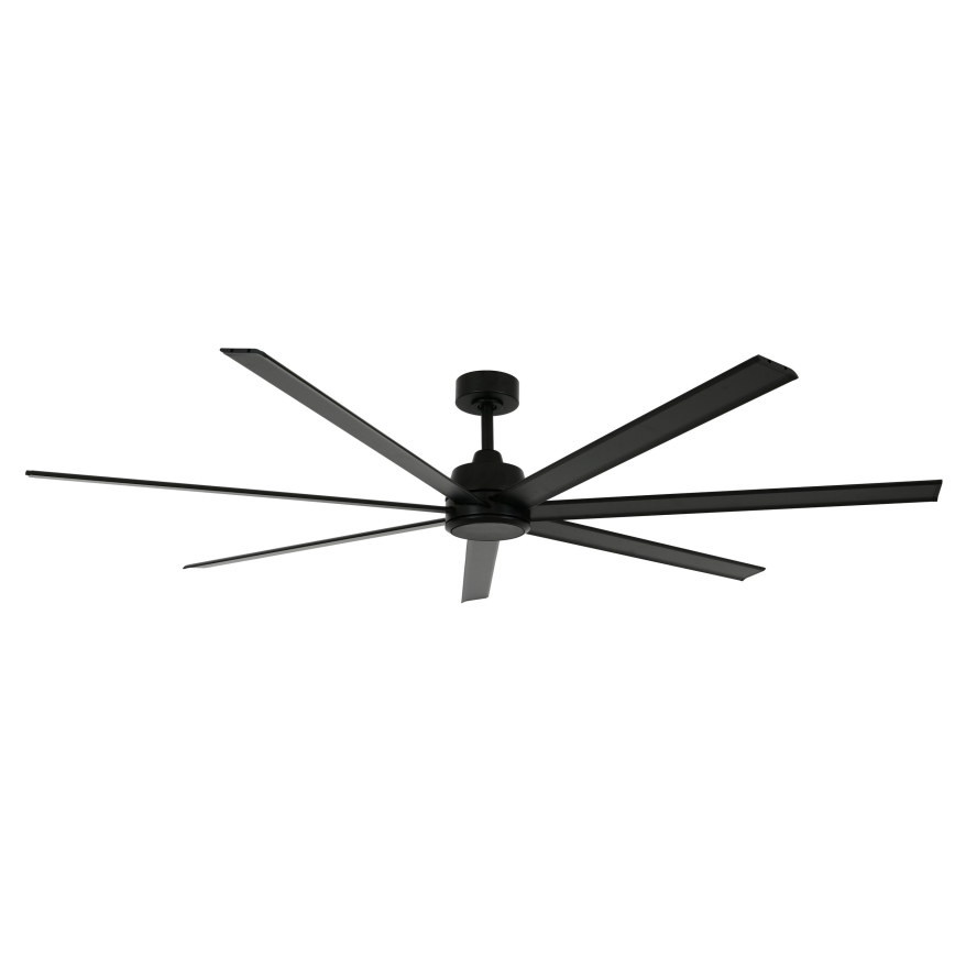 Lucci air 21610949 - Ceiling fan ATLANTA 1xGX53/12W/230V black + remote control