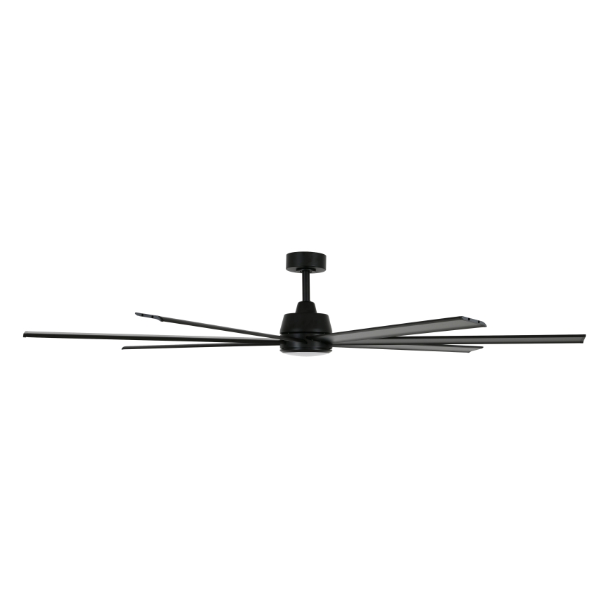 Lucci air 21610949 - Ceiling fan ATLANTA 1xGX53/12W/230V black + remote control