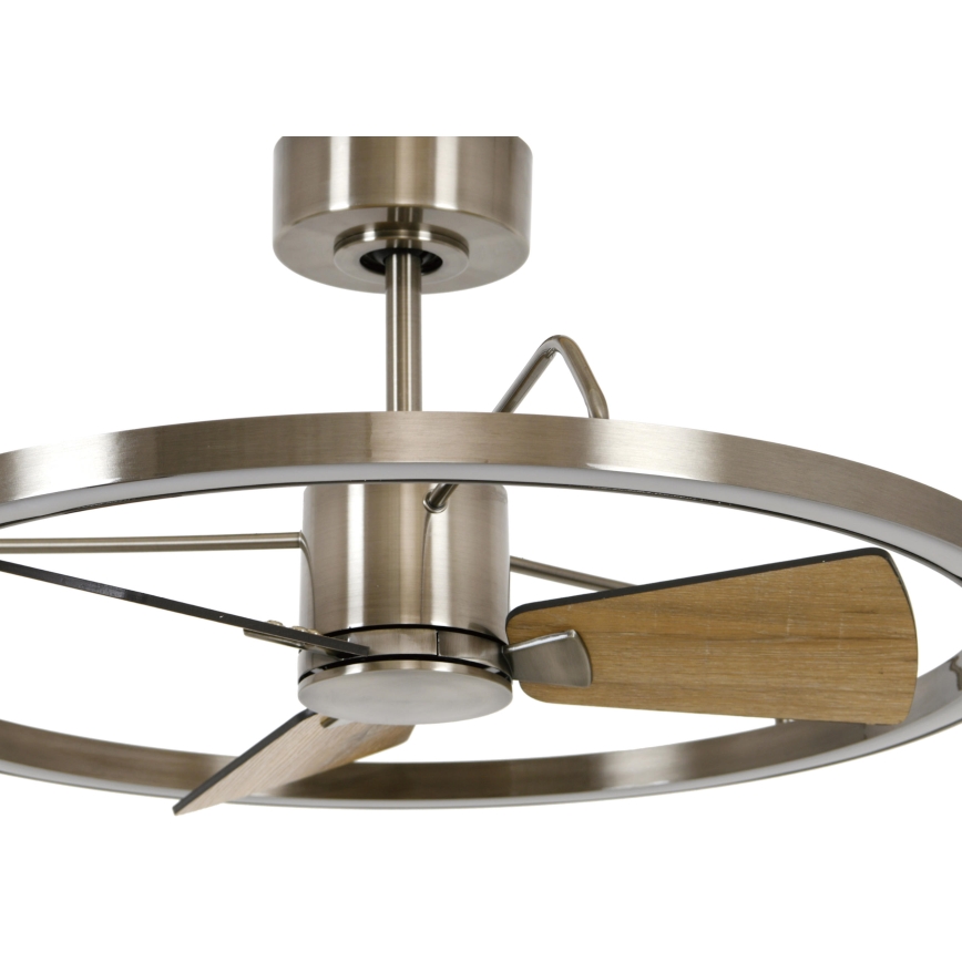 Lucci air 21611749 - LED Dimmable ceiling fan CESSNA LED/36W/230V 3000/4000/5000K matte chrome + remote control