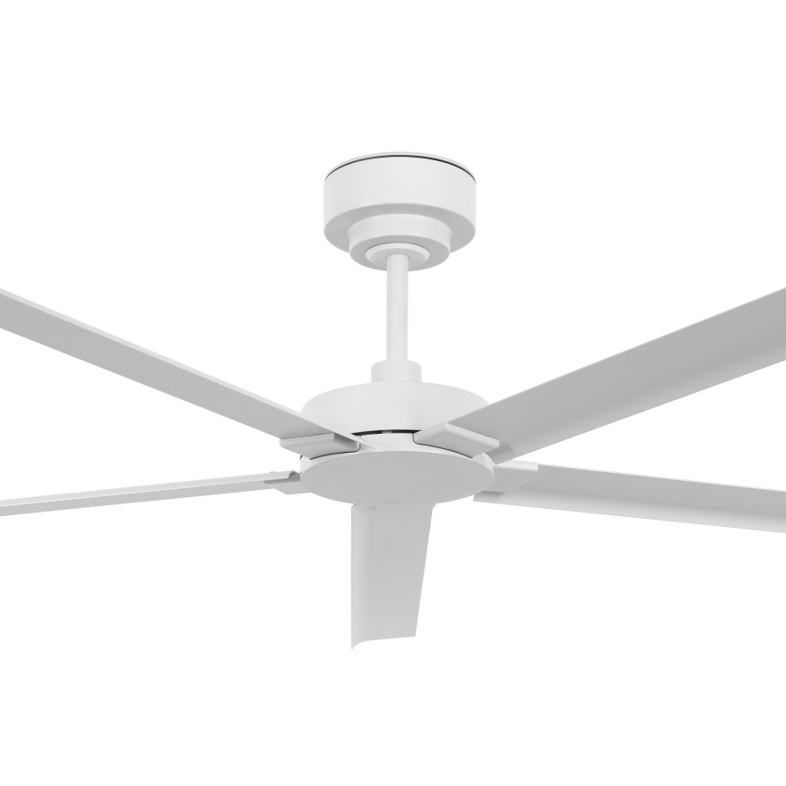 Lucci air 21616049 - Ceiling fan MONZA IP55 white + remote control