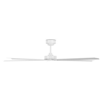 Lucci air 21616049 - Ceiling fan MONZA IP55 white + remote control