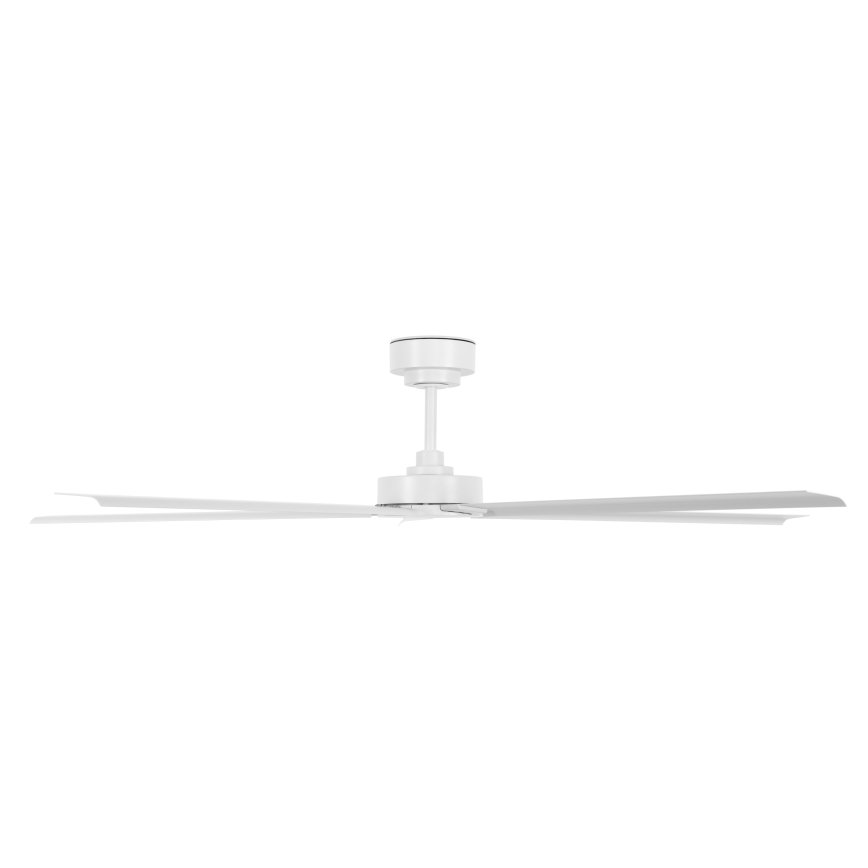 Lucci air 21616049 - Ceiling fan MONZA IP55 white + remote control