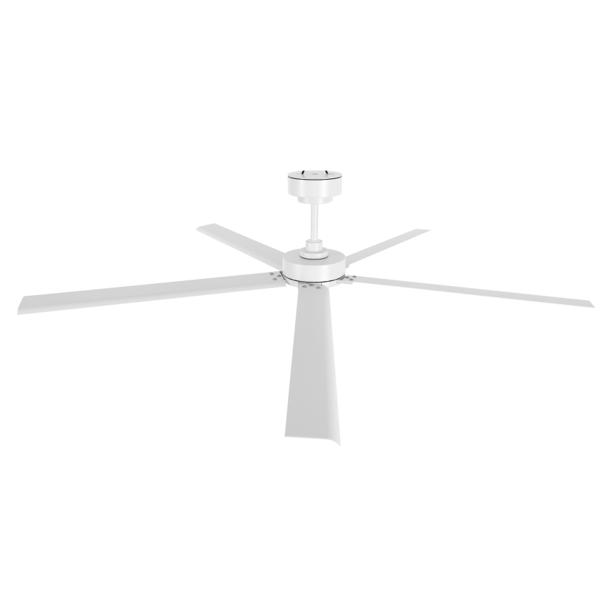 Lucci air 21616049 - Ceiling fan MONZA IP55 white + remote control