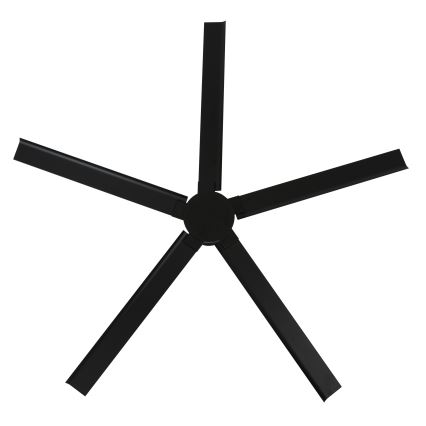 Lucci air 21616149 - Ceiling fan MONZA IP55 black + remote control