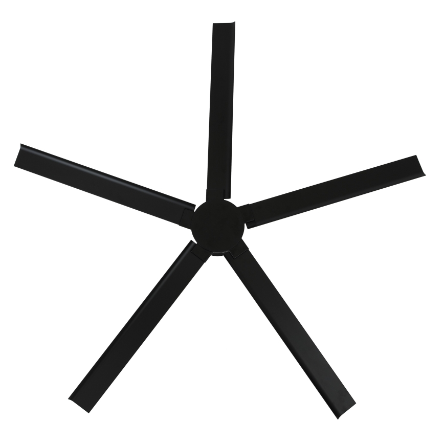 Lucci air 21616149 - Ceiling fan MONZA IP55 black + remote control