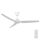 Lucci air 21616249 - Ceiling fan POLIS IP55 white + remote control