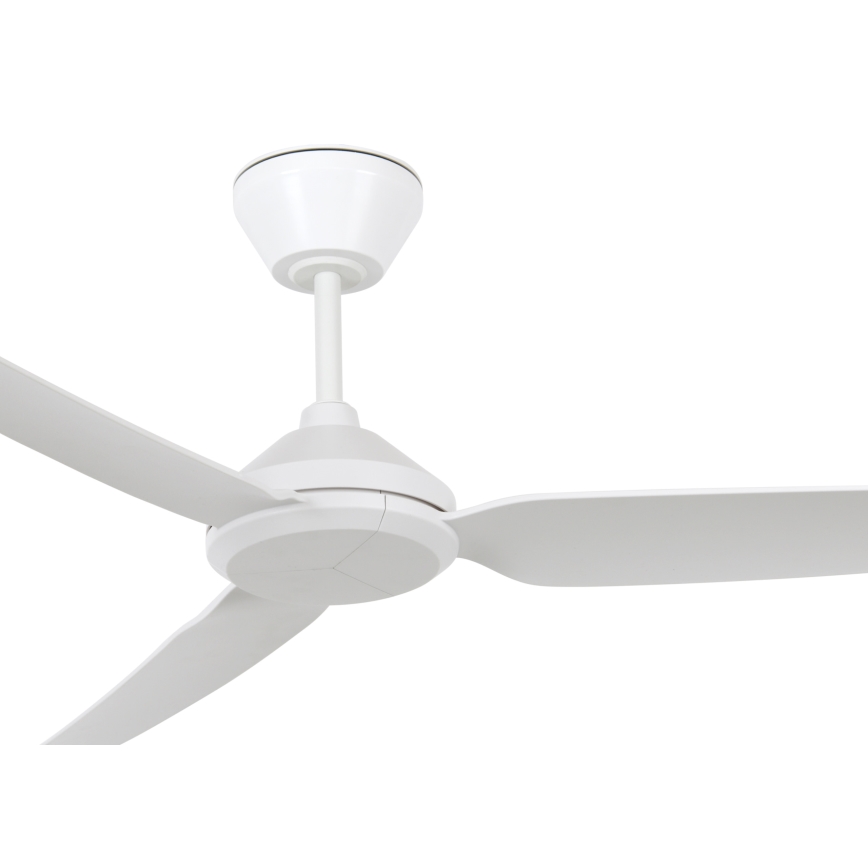 Lucci air 21616249 - Ceiling fan POLIS IP55 white + remote control