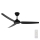 Lucci air 21616349 - Ceiling fan POLIS IP55 black + remote control