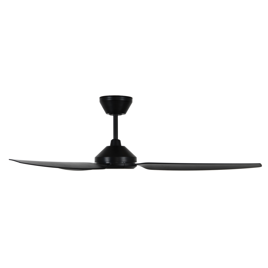 Lucci air 21616349 - Ceiling fan POLIS IP55 black + remote control
