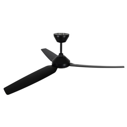 Lucci air 21616349 - Ceiling fan POLIS IP55 black + remote control