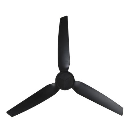 Lucci air 21616349 - Ceiling fan POLIS IP55 black + remote control