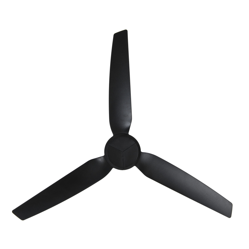 Lucci air 21616349 - Ceiling fan POLIS IP55 black + remote control