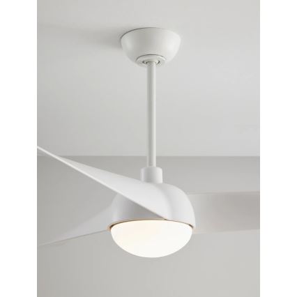 Lucci Air 21617049 - LED Dimmable Ceiling Fan OSPREY 1xGX53/12W/230V Ø 132 cm White + Remote Control