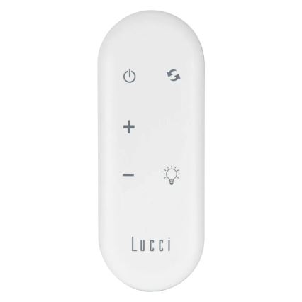 Lucci Air 21617049 - LED Dimmable Ceiling Fan OSPREY 1xGX53/12W/230V Ø 132 cm White + Remote Control