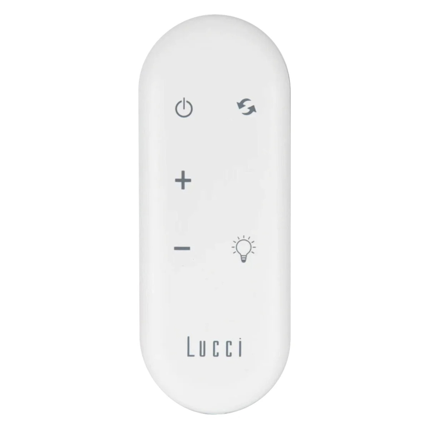Lucci Air 21617049 - LED Dimmable Ceiling Fan OSPREY 1xGX53/12W/230V Ø 132 cm White + Remote Control