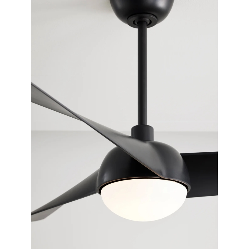 Lucci Air 21617149 - OSPREY LED Dimmable Ceiling Fan 1xGX53/12W/230V, Ø 132 cm, Black + Remote Control