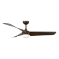 Lucci Air 21617249 - Dimmable LED Ceiling Fan OSPREY 1xGX53/12W/230V Ø 132 cm Bronze + Remote Control