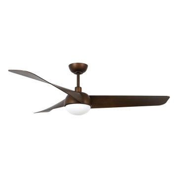 Lucci Air 21617249 - Dimmable LED Ceiling Fan OSPREY 1xGX53/12W/230V Ø 132 cm Bronze + Remote Control