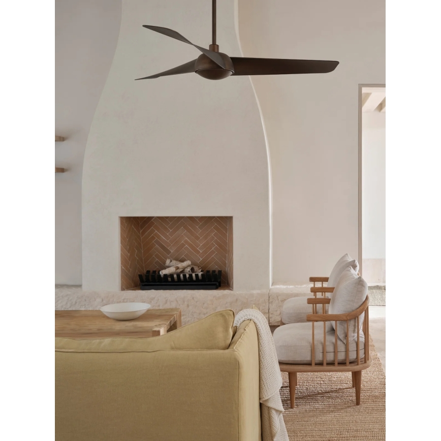 Lucci Air 21617249 - Dimmable LED Ceiling Fan OSPREY 1xGX53/12W/230V Ø 132 cm Bronze + Remote Control