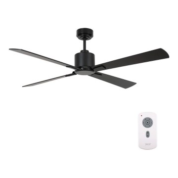 Lucci air 510523 - Ceiling fan AIRFUSION CLIMATE black + remote control