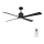 Lucci air 510523 - Ceiling fan AIRFUSION CLIMATE black + remote control