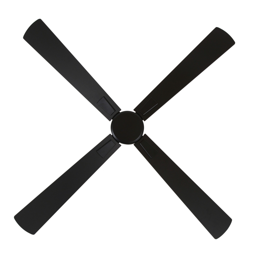Lucci air 510523 - Ceiling fan AIRFUSION CLIMATE black + remote control