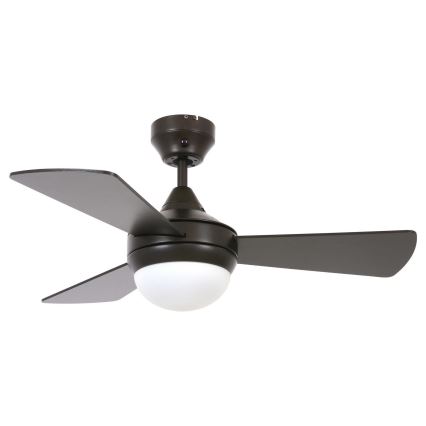 Lucci Air 512311 - Ceiling fan AIRLIE HUGGER 2xE27/15W/230V wood/brown + remote control