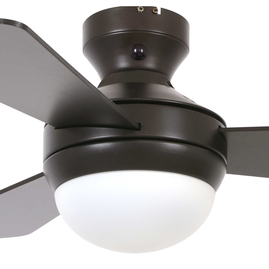 Lucci Air 512311 - Ceiling fan AIRLIE HUGGER 2xE27/15W/230V wood/brown + remote control
