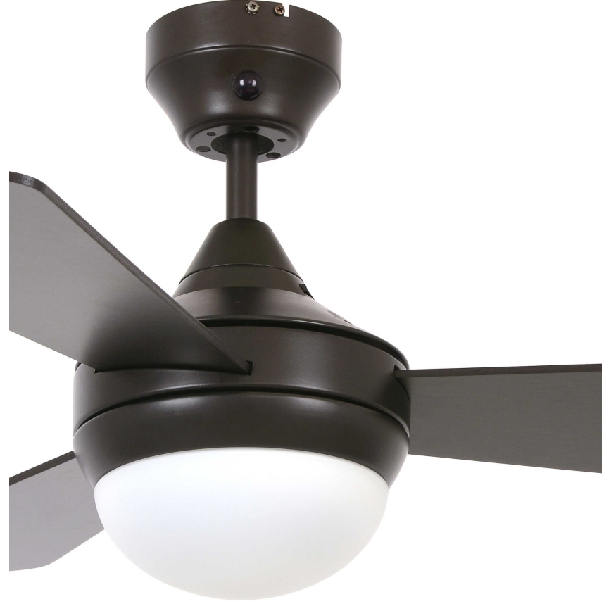 Lucci Air 512311 - Ceiling fan AIRLIE HUGGER 2xE27/15W/230V wood/brown + remote control