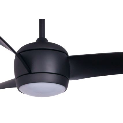 Lucci air 512910 - LED Ceiling fan AIRFUSION NORDIC LED/20W/230V black + remote control