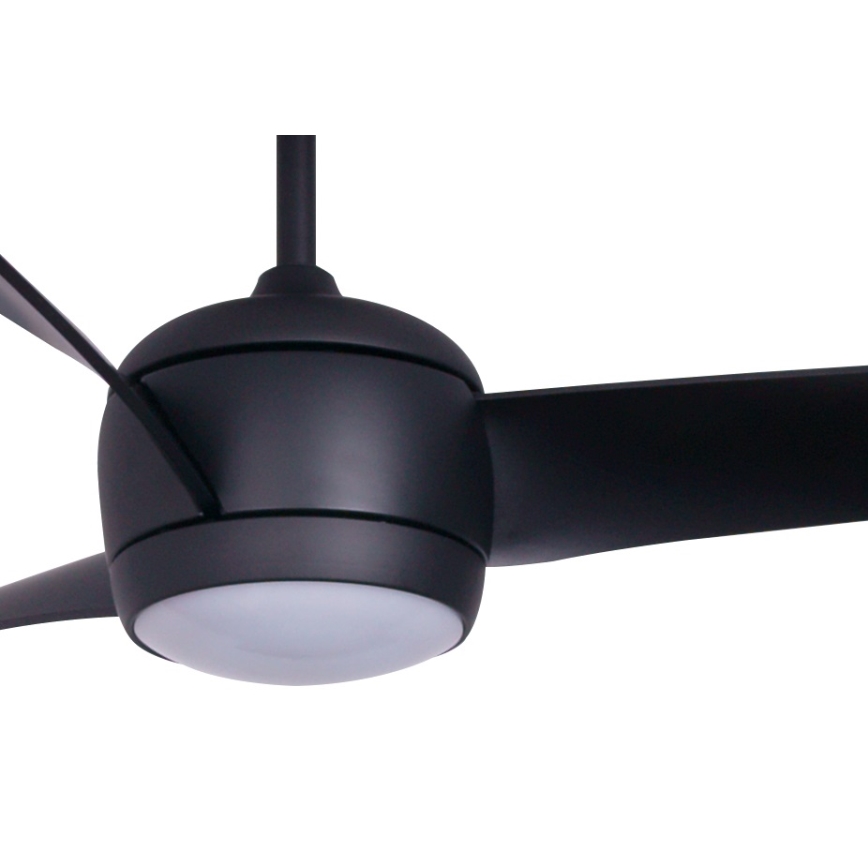 Lucci air 512910 - LED Ceiling fan AIRFUSION NORDIC LED/20W/230V black + remote control