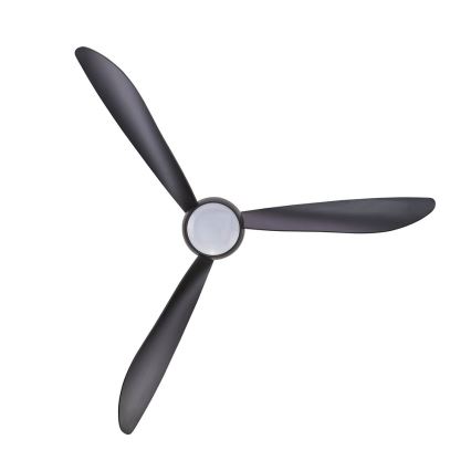 Lucci air 512910 - LED Ceiling fan AIRFUSION NORDIC LED/20W/230V black + remote control
