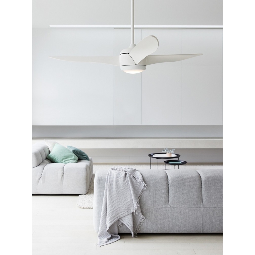 Lucci air 512911 - LED Ceiling fan AIRFUSION NORDIC LED/20W/230V wood/white + remote control