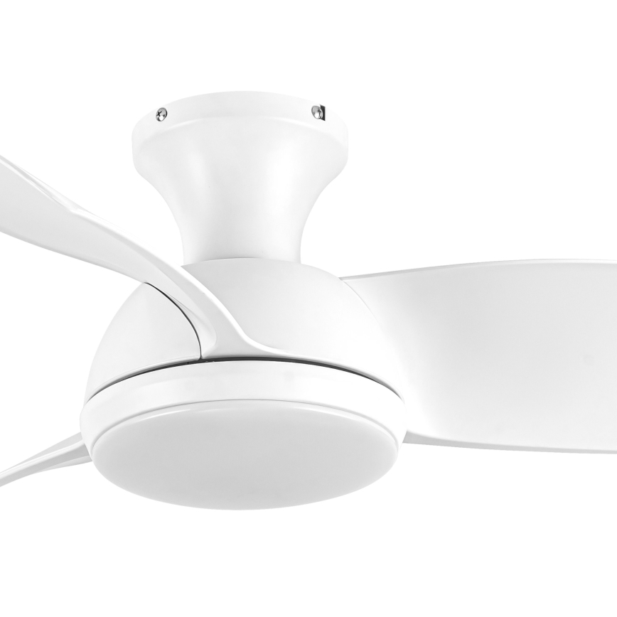 Lucci air 513071 - LED Dimmable ceiling fan SYROS LED/18W/230V 3000/4000/6000K white + remote control