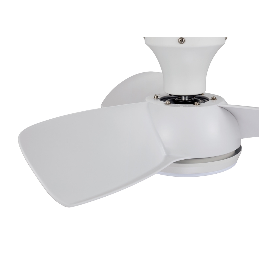 Lucci air 513071 - LED Dimmable ceiling fan SYROS LED/18W/230V 3000/4000/6000K white + remote control
