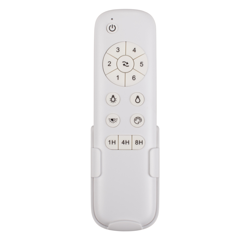 Lucci air 513071 - LED Dimmable ceiling fan SYROS LED/18W/230V 3000/4000/6000K white + remote control