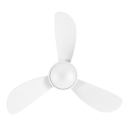 Lucci Air 51307149 - SYROS II Dimmable LED Ceiling Fan LED/18W/230V 3000/4000/6000K Ø 76 cm White + Remote Control