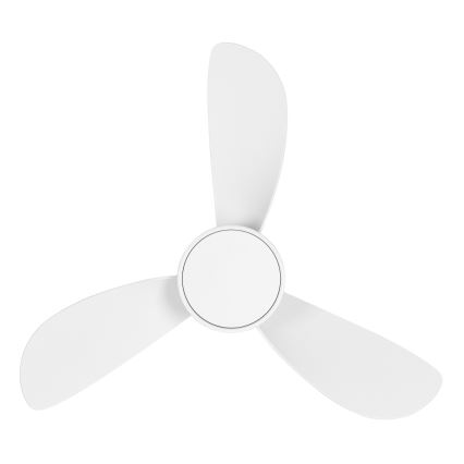 Lucci Air 51307149 - SYROS II Dimmable LED Ceiling Fan LED/18W/230V 3000/4000/6000K Ø 76 cm White + Remote Control