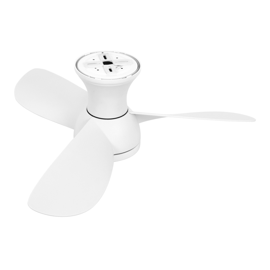 Lucci Air 51307149 - SYROS II Dimmable LED Ceiling Fan LED/18W/230V 3000/4000/6000K Ø 76 cm White + Remote Control