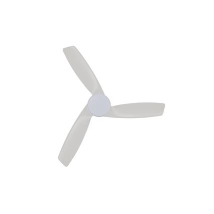 Lucci Air 513073 - BRONX LED Dimmable Ceiling Fan LED/18W/230V 3000/4000/6000K Ø 132 cm, White, with Remote Control