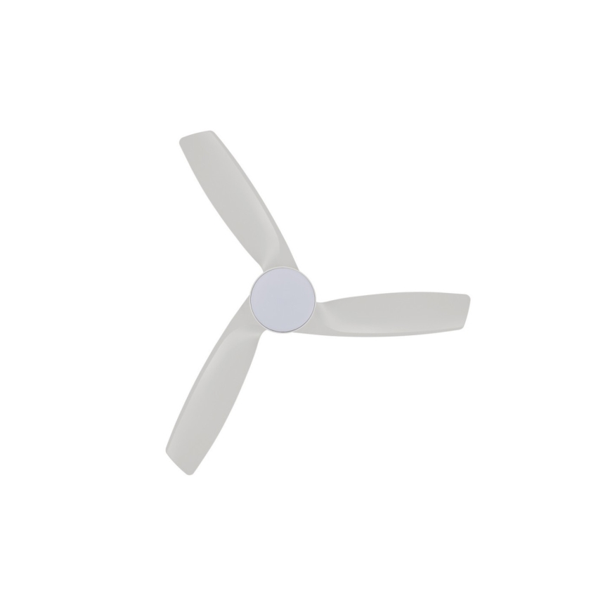 Lucci Air 513073 - BRONX LED Dimmable Ceiling Fan LED/18W/230V 3000/4000/6000K Ø 132 cm, White, with Remote Control