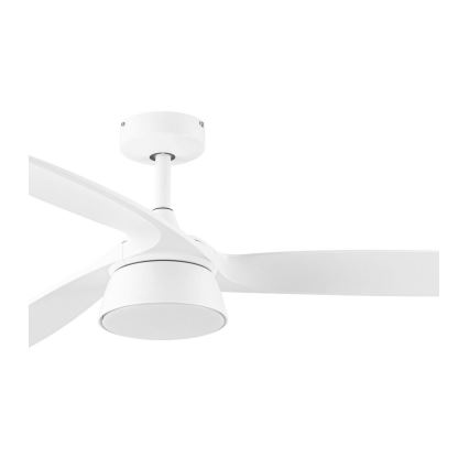 Lucci Air 513073 - BRONX LED Dimmable Ceiling Fan LED/18W/230V 3000/4000/6000K Ø 132 cm, White, with Remote Control